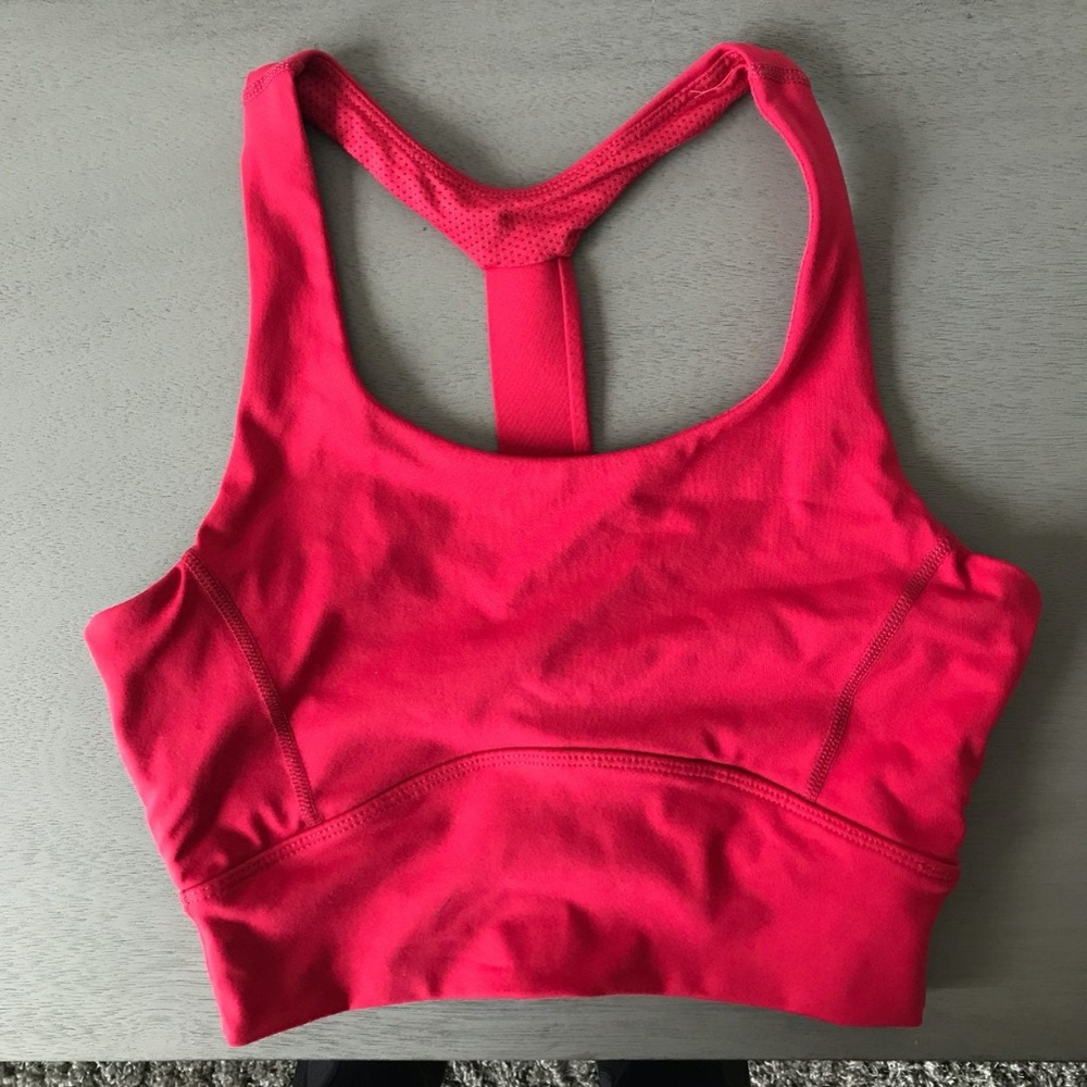 Campeak Red Longline Sports Bra